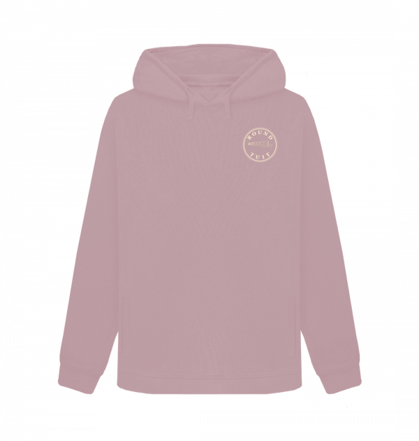 An image of a mauve coloured hoodie