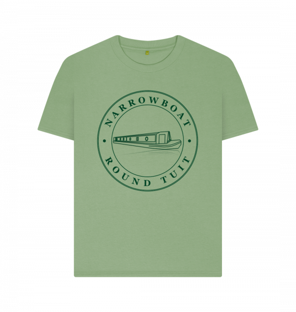 An image of a sage coloured t-shirt