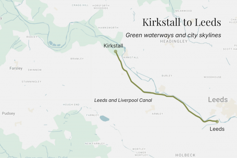 Kirkstall to Leeds_Map