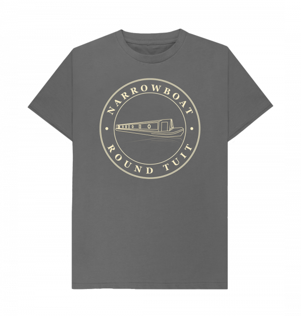 An image of a slate grey t-shirt