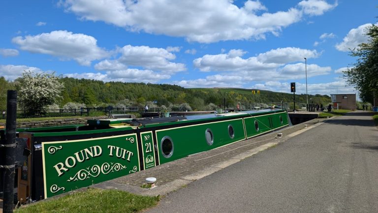 Our Boat Moored at Woodlesford Lock