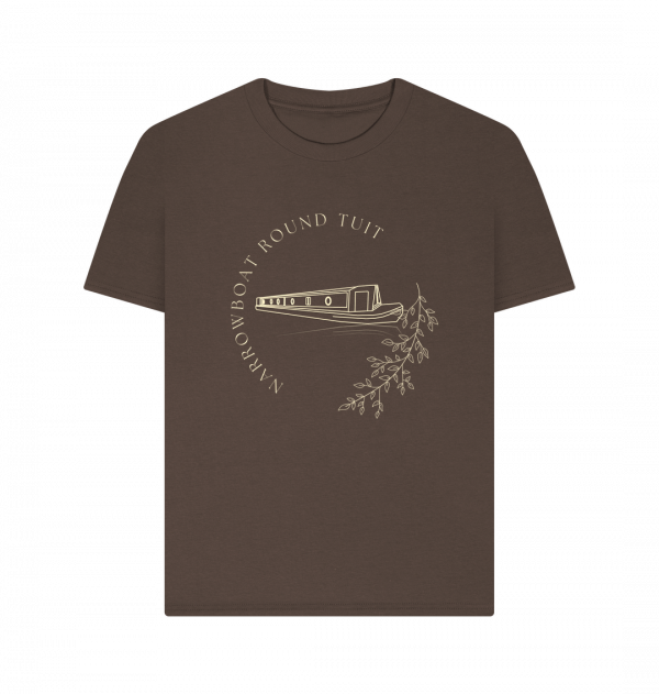 An image of a chocolate coloured t-shirt