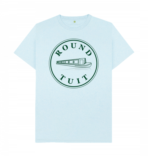 An image of a light blue coloured t-shirt