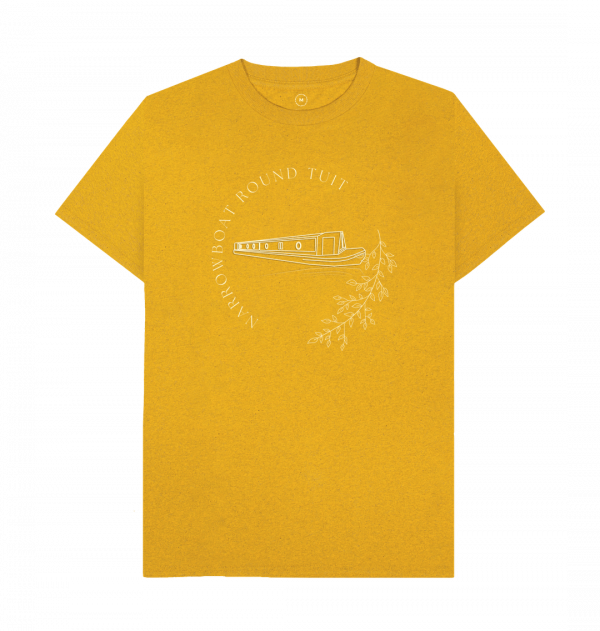 An image of a sunflower yellow coloured t-shirt