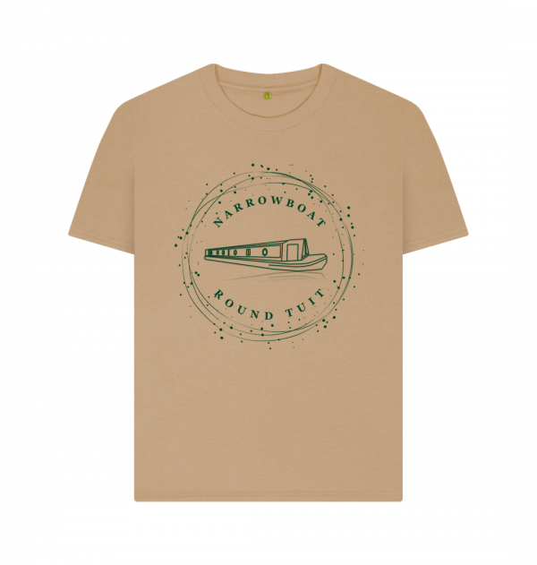 An image of a sand coloured t-shirt