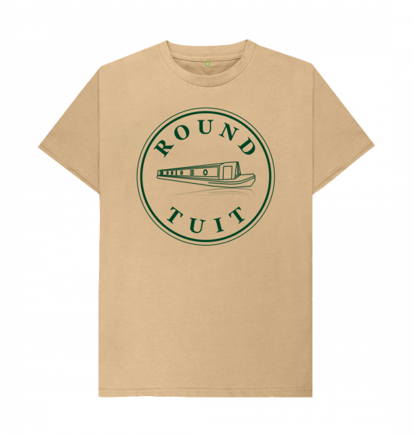 An image of a sand coloured t-shirt