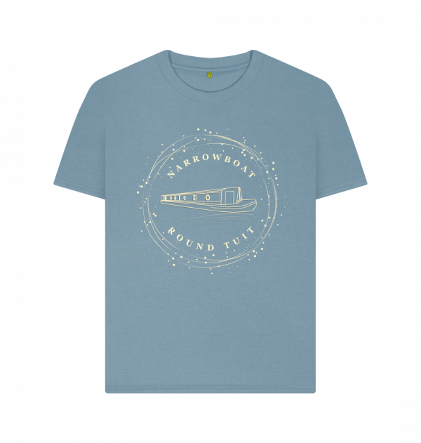 An image of a stone blue t-shirt