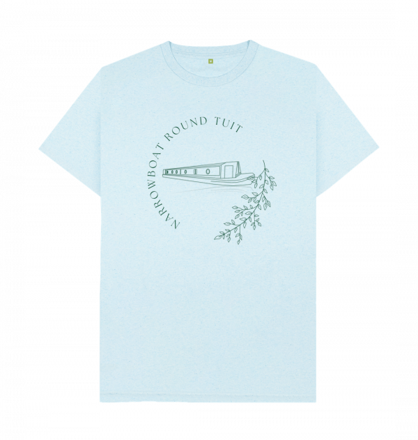 An image of a light blue coloured t-shirt