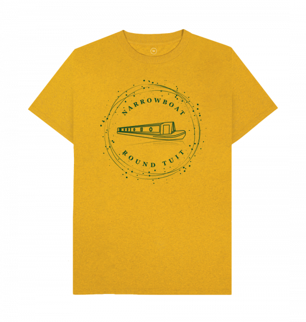 An image of a sunflower yellow coloured t-shirt