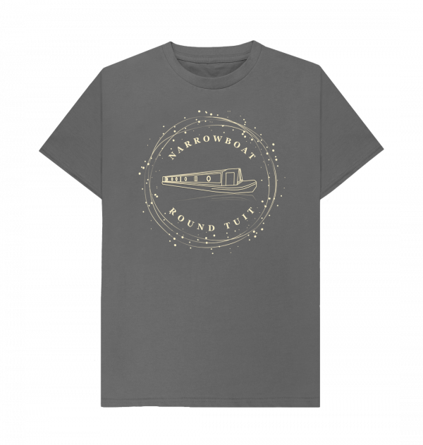 An image of a slate grey t-shirt