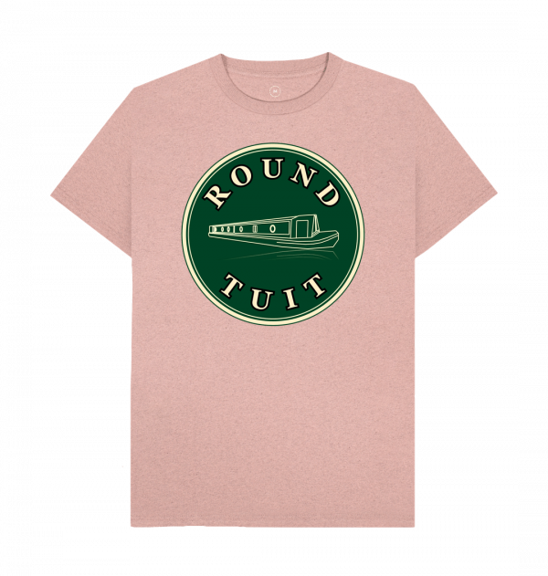 An image of a sunset pink coloured t-shirt