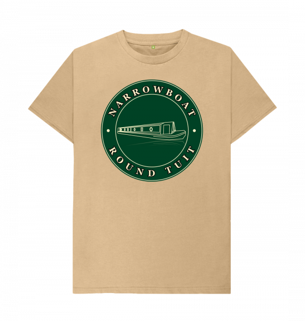 An image of a sand coloured t-shirt