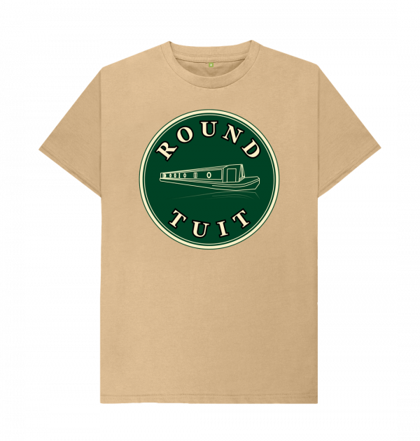 An image of a sand coloured t-shirt