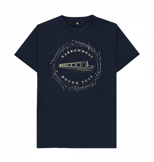 An image of a navy blue t-shirt