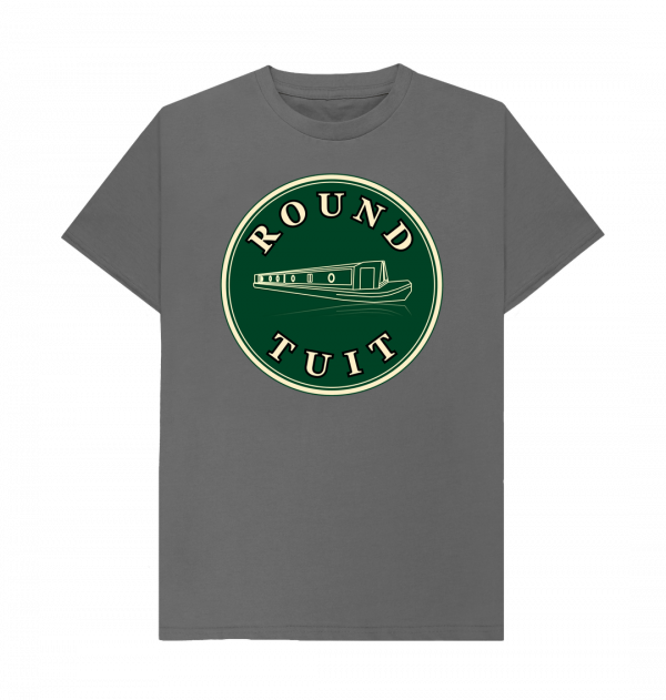 An image of a slate grey t-shirt