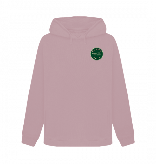 An image of a mauve coloured hoodie