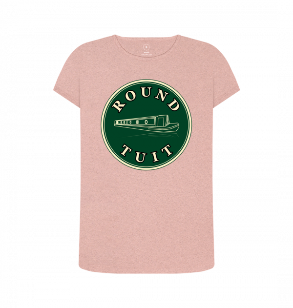 An image of a sunset pink coloured t-shirt
