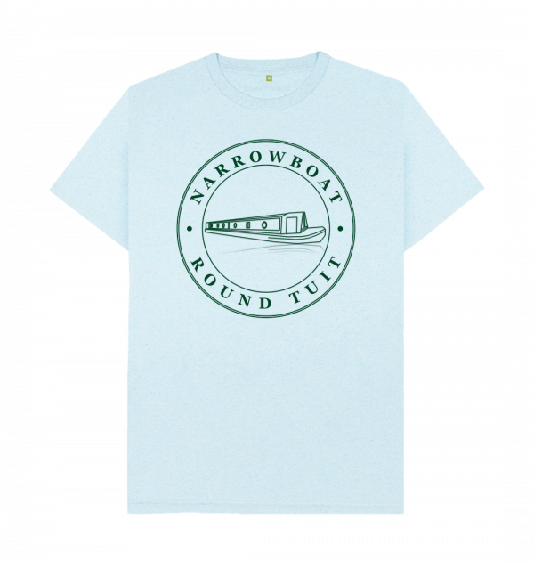 An image of a light blue coloured t-shirt
