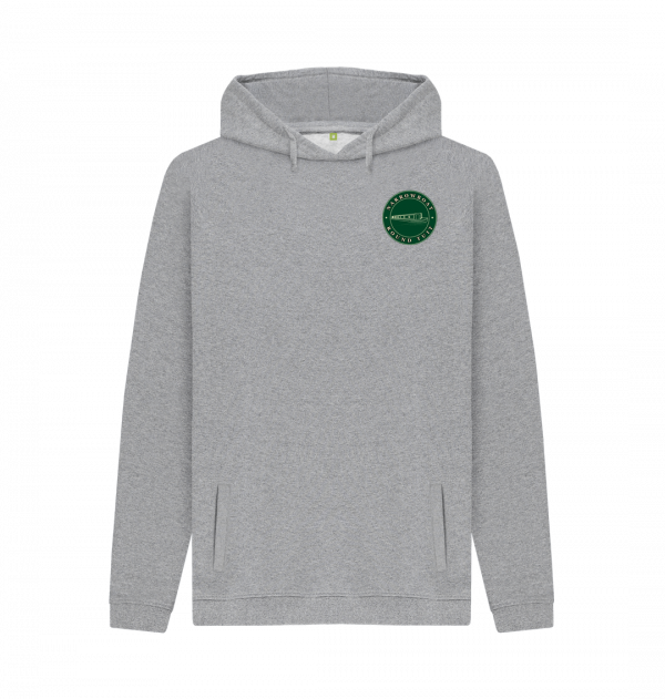 An image of a light heather coloured hoodie