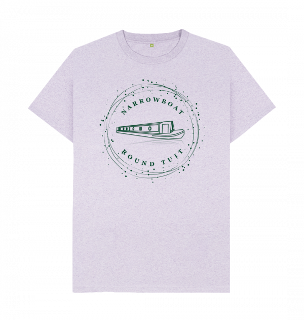 An image of a light purple coloured t-shirt