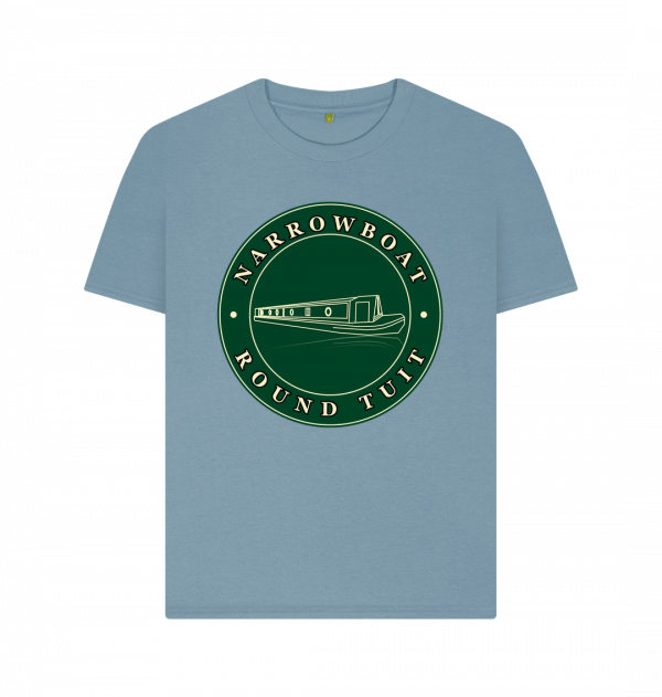An image of a stone blue t-shirt