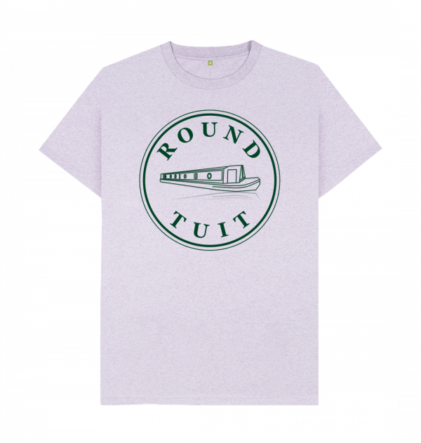 An image of a light purple coloured t-shirt