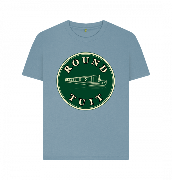 An image of a stone blue t-shirt