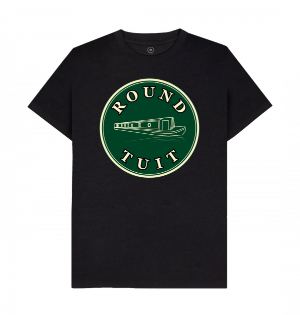 An image of a black t-shirt