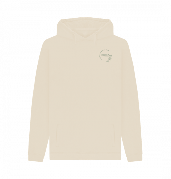An image of an oat coloured hoodie