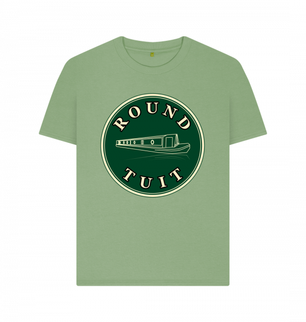 An image of a sage coloured t-shirt