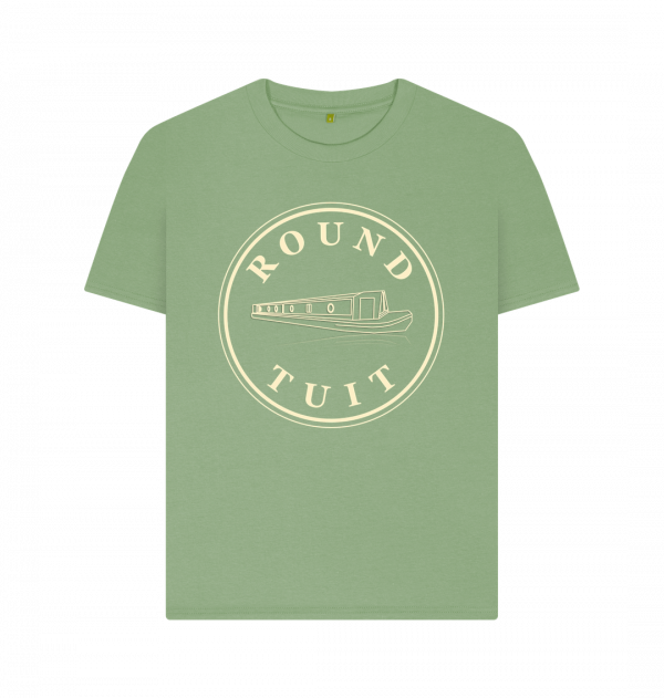 An image of a sage coloured t-shirt