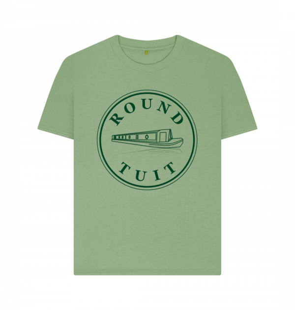 An image of a sage coloured t-shirt