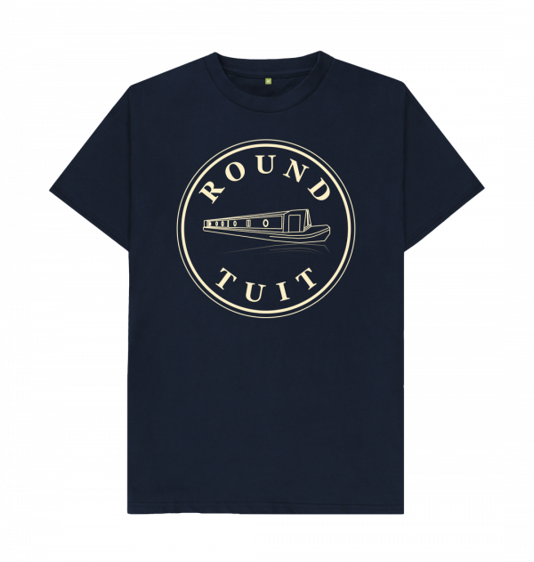 An image of a navy blue t-shirt