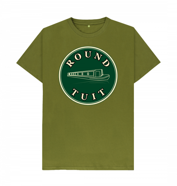 An image of a moss green t-shirt