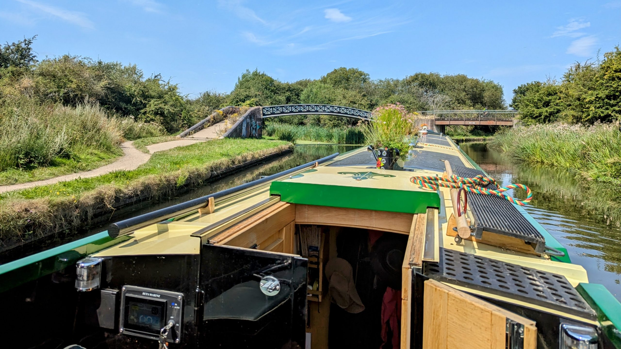 A Hot and Sunny Day on the Canal