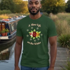 A Slow Life - Traditional Canal Art T-Shirt_Mockup 1