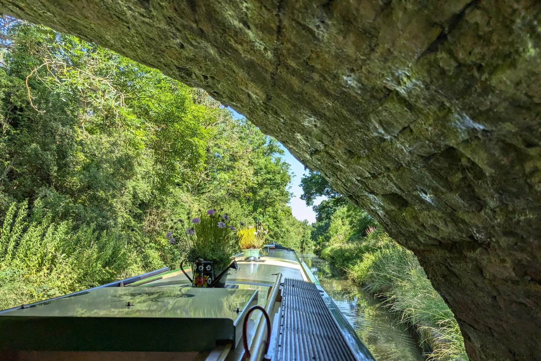A photo of a bridge over the canal