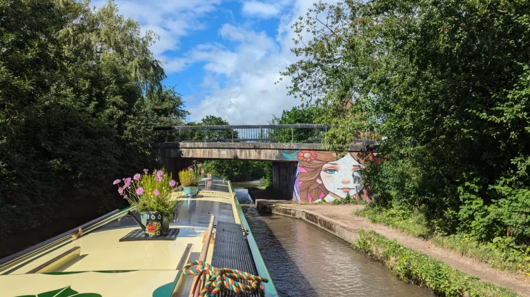 A photo of graffiti in Leamington Spa