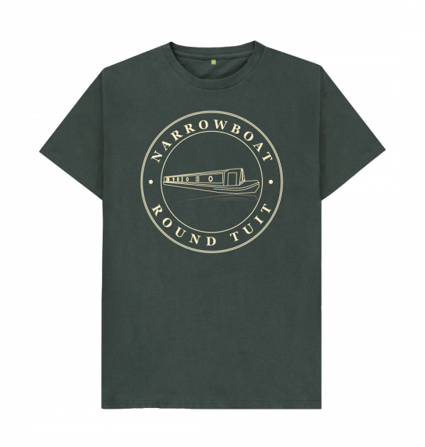 An image of a dark grey t-shirt