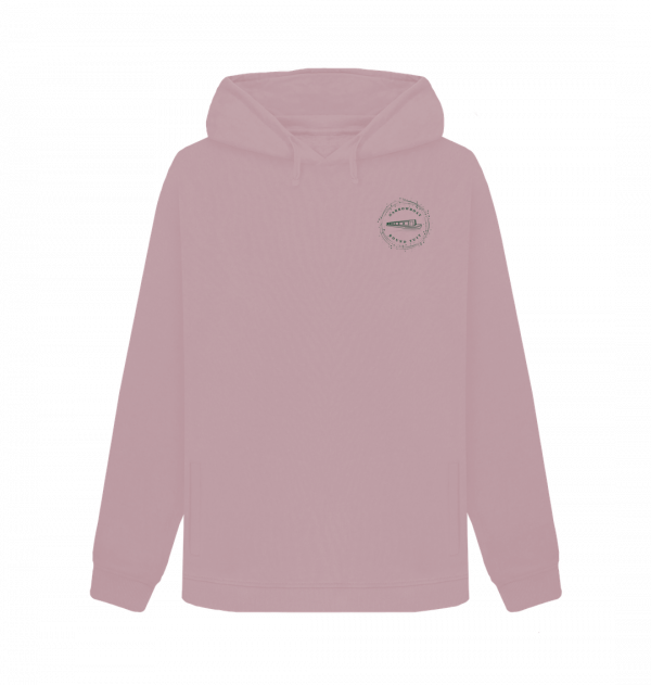 An image of a mauve coloured hoodie