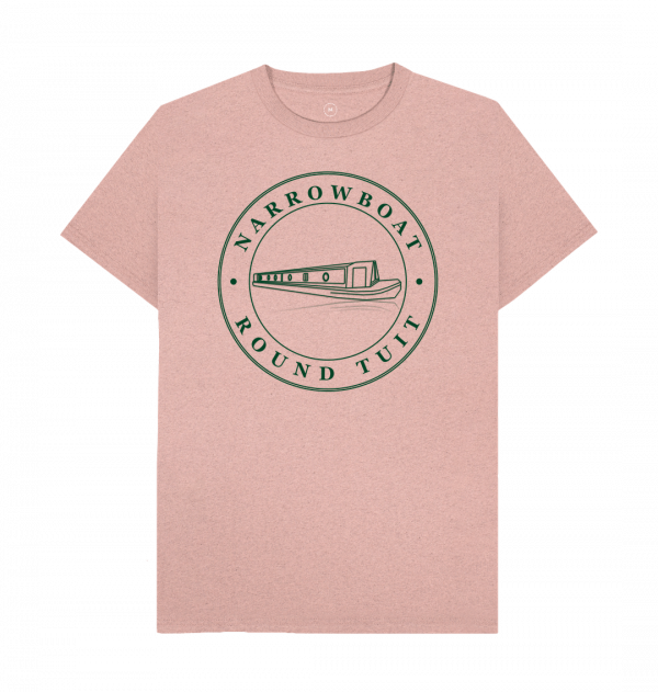 An image of a sunset pink coloured t-shirt