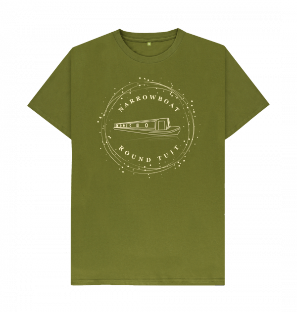 An image of a moss green t-shirt