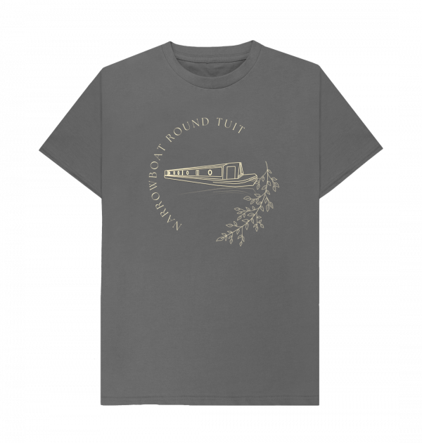 An image of a slate grey t-shirt