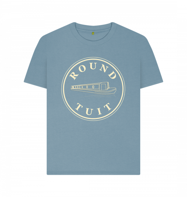 An image of a stone blue t-shirt