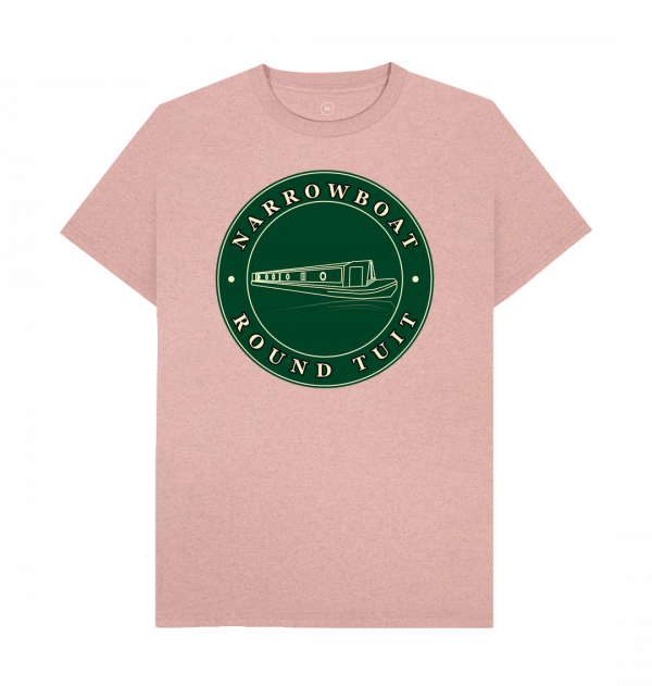 An image of a sunset pink coloured t-shirt