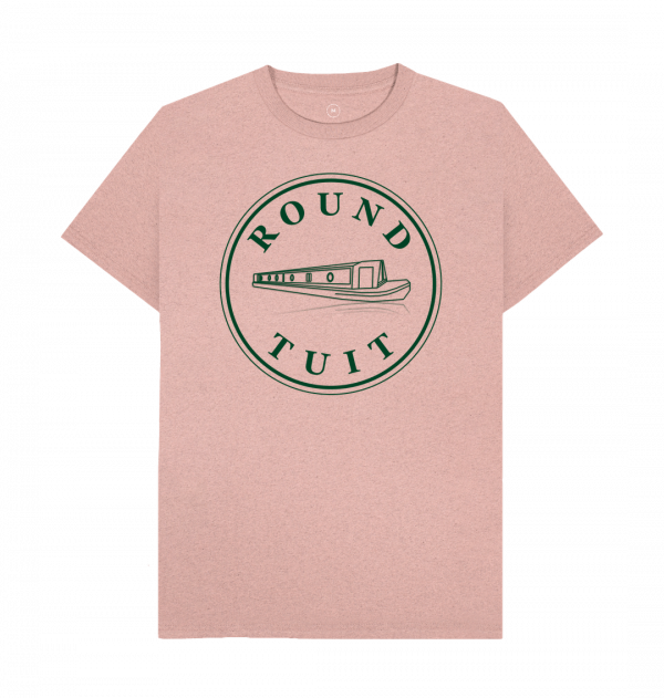 An image of a sunset pink coloured t-shirt