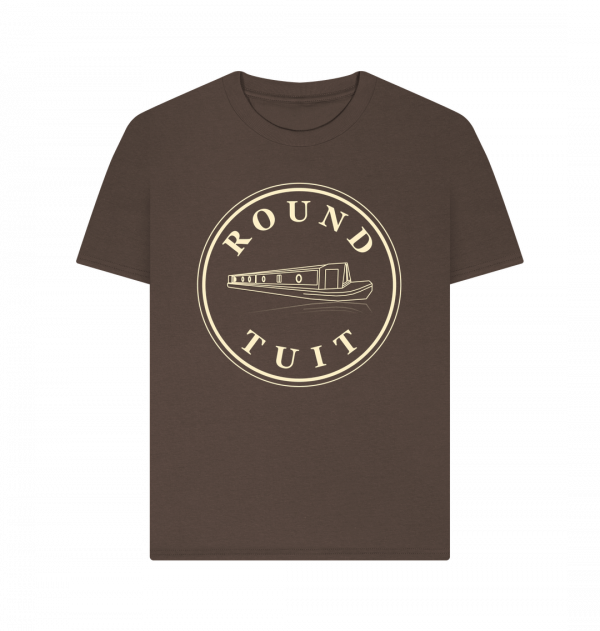 An image of a chocolate coloured t-shirt