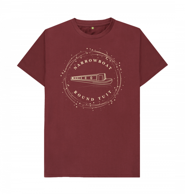 An image of a red wine coloured t-shirt