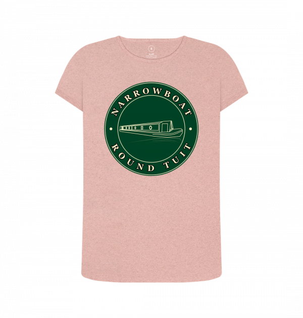 An image of a sunset pink coloured t-shirt