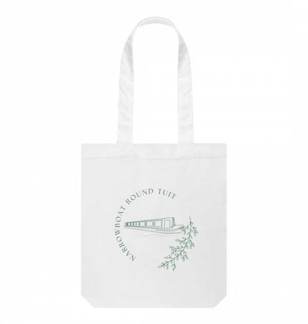 An image of a white tote bag